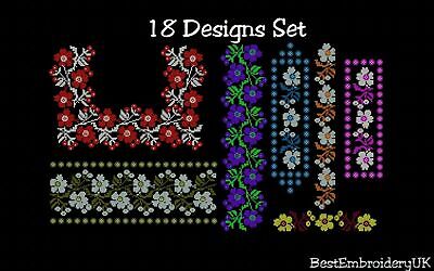 MACHINE EMBROIDERY DESIGNS - 11 ITEMS DESIGNS INCLUDED - SPECIAL HUGE BUNDLE
