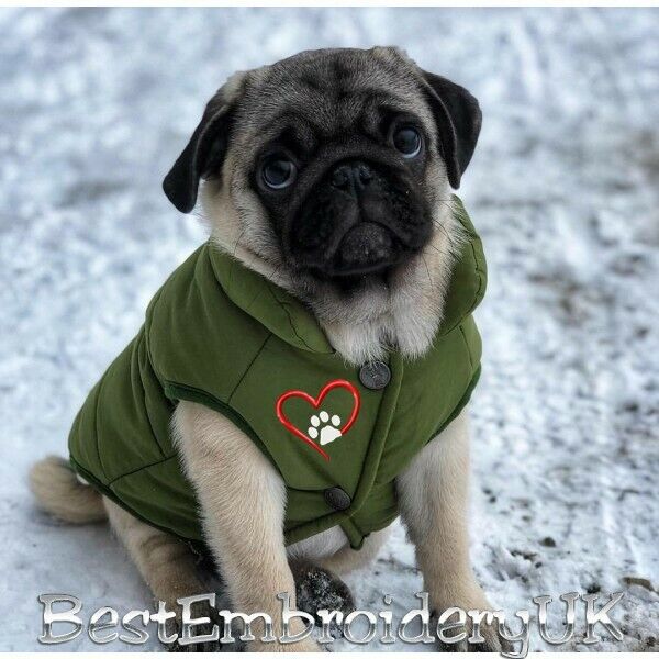 MACHINE EMBROIDERY DESIGNS - Paw Heart Embroidery - Cat Dog Heart Desi