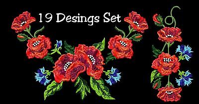 MACHINE EMBROIDERY DESIGNS - 11 ITEMS DESIGNS INCLUDED - SPECIAL HUGE BUNDLE