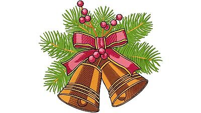 MACHINE EMBROIDERY DESIGNS - 6 CHRISTMAS EMBROIDERY DESIGNS - PES DST