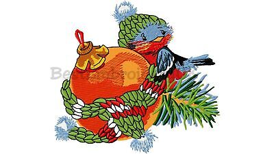 MACHINE EMBROIDERY DESIGNS - 6 CHRISTMAS EMBROIDERY DESIGNS - PES DST