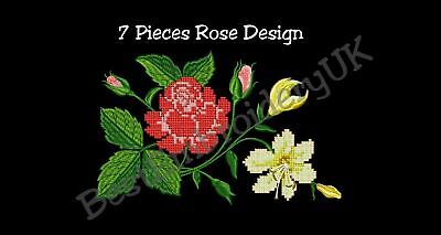 MACHINE EMBROIDERY DESIGNS - ROSES, LILY EMBROIDERY - DRESS, HANDBAG E