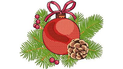 MACHINE EMBROIDERY DESIGNS - 6 CHRISTMAS EMBROIDERY DESIGNS - PES DST
