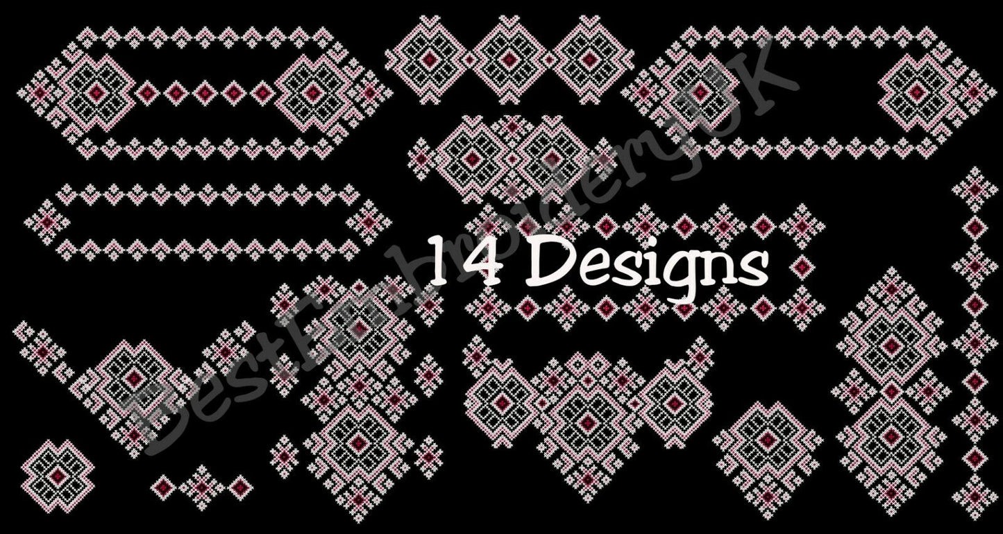 MACHINE EMBROIDERY DESIGNS - Cross Stitch Designs - Amazing Ornament