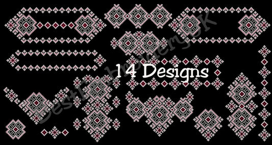 MACHINE EMBROIDERY DESIGNS - Cross Stitch Designs - Amazing Ornament