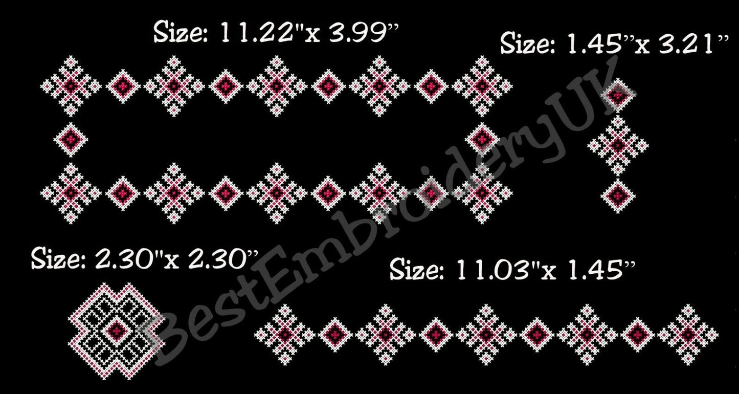 MACHINE EMBROIDERY DESIGNS - Cross Stitch Designs - Amazing Ornament
