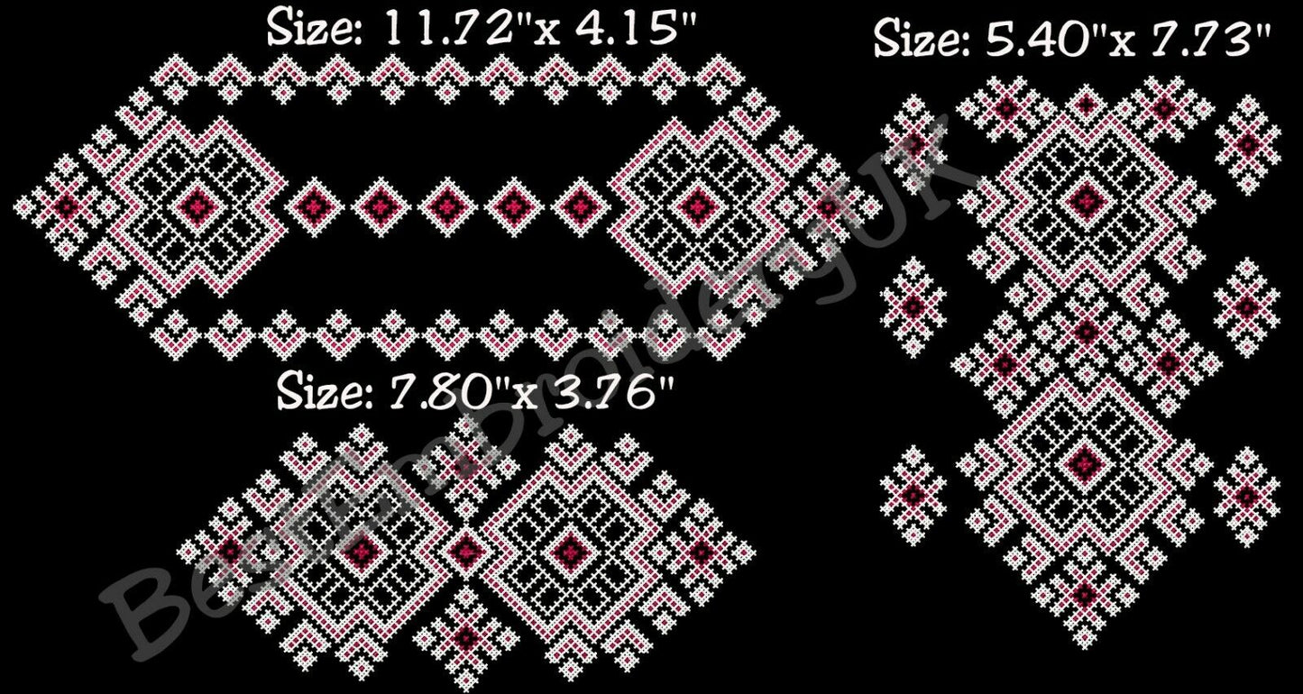 MACHINE EMBROIDERY DESIGNS - Cross Stitch Designs - Amazing Ornament