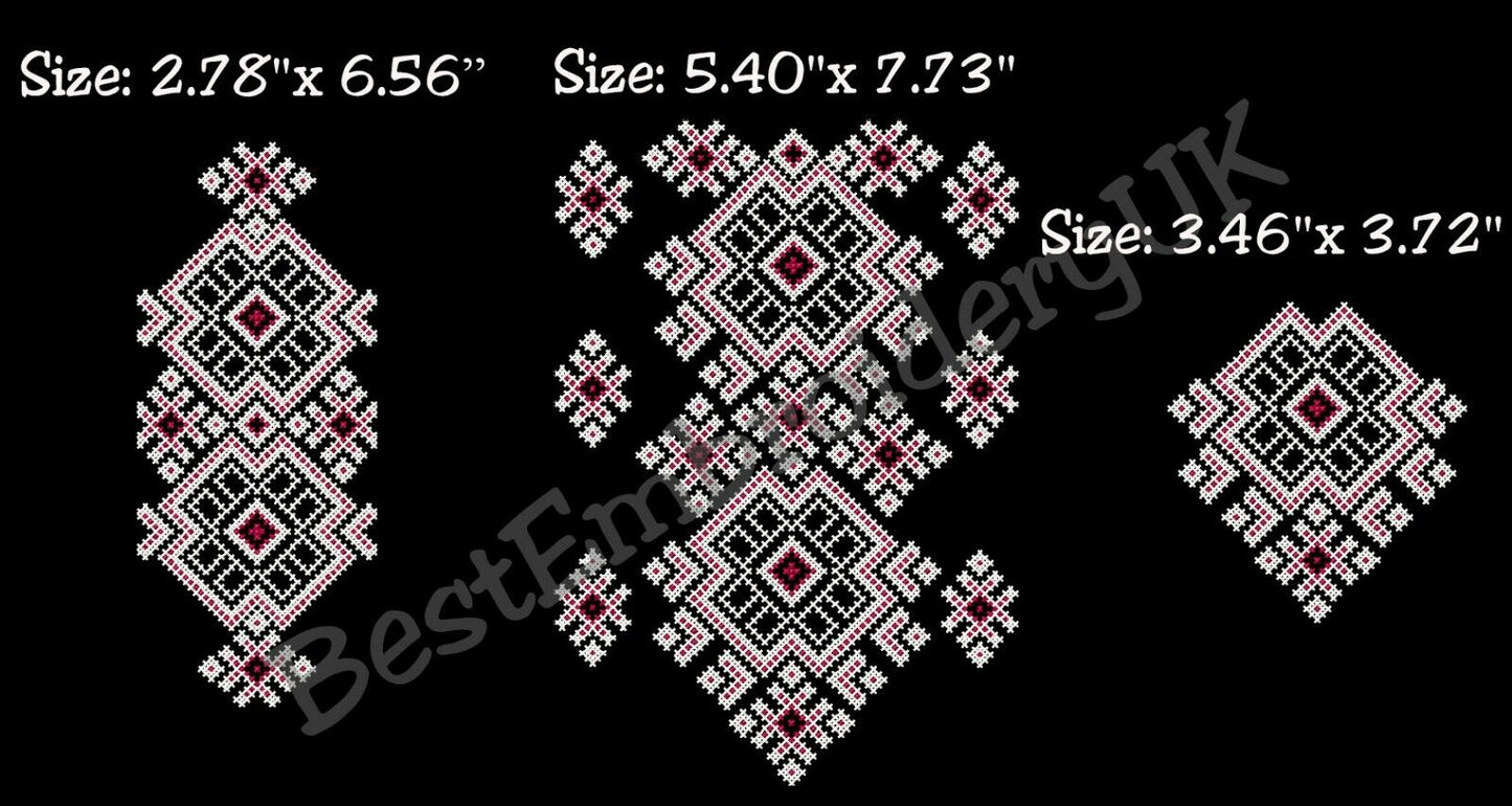 MACHINE EMBROIDERY DESIGNS - Cross Stitch Designs - Amazing Ornament