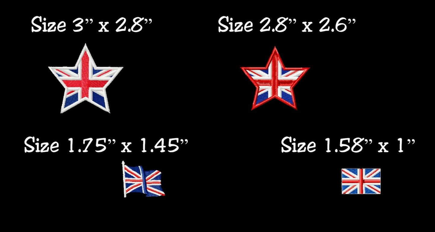 MACHINE EMBROIDERY DESIGNS - UNITED KINGDOM FLAG EMBROIDERY DESIGNS