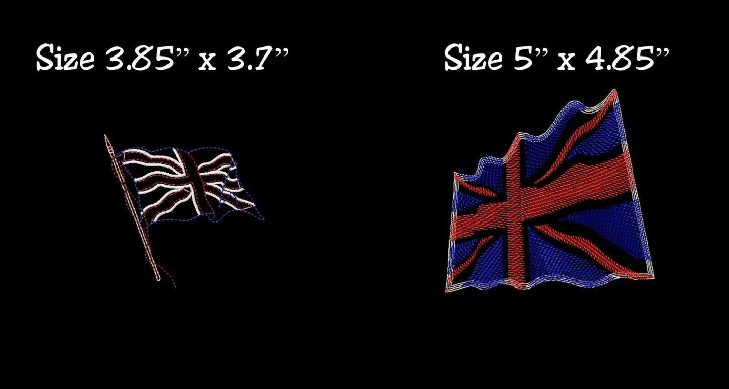 MACHINE EMBROIDERY DESIGNS - UNITED KINGDOM FLAG EMBROIDERY DESIGNS