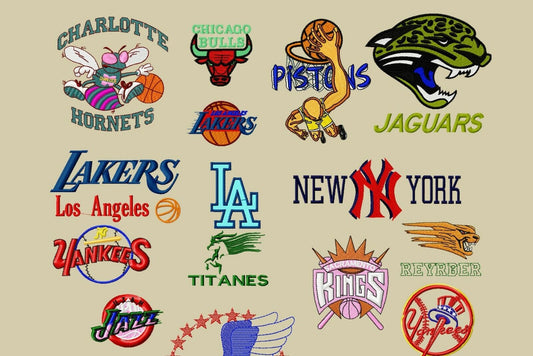 MACHINE EMBROIDERY DESIGNS - 50+ BASKETBALL TEAMS EMBROIDERY DESIGNS 