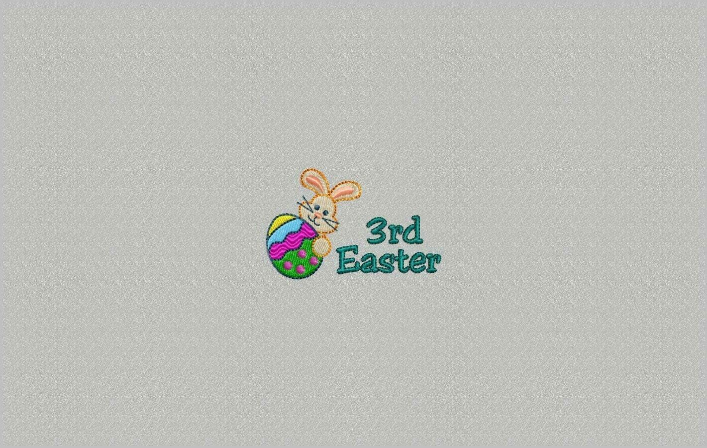 MACHINE EMBROIDERY DESIGN - EASTER EMBROIDERY - 1ST, 2ND, 3RD, 4TH, 5T
