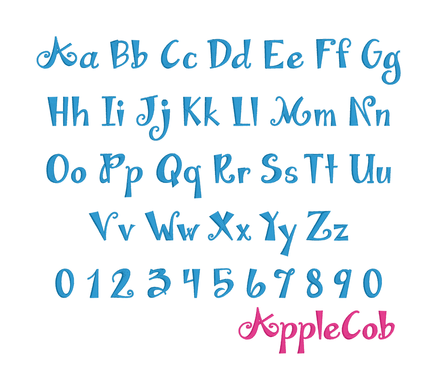 MACHINE EMBROIDERY DESIGNS - 42 CHRISTMAS EMBROIDERY FONTS